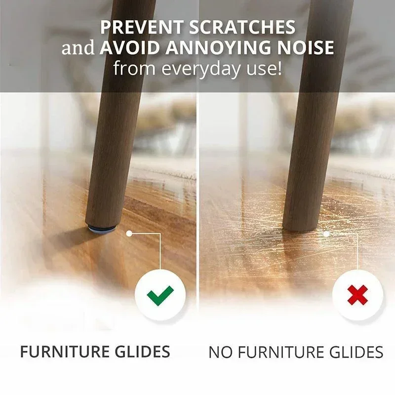 8Stck Möbel Schieberegler Pads Rutschfeste Tisch Stuhl Bein matt Boden Schutz Für Teppich Hartholz Möbel Hardware- Teile