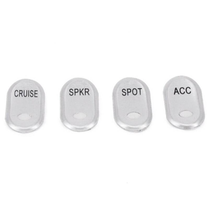 4 Pcs Motorcycle Rocker Switch Cover Button Cover Kit for Electra Road Glide: Default Title