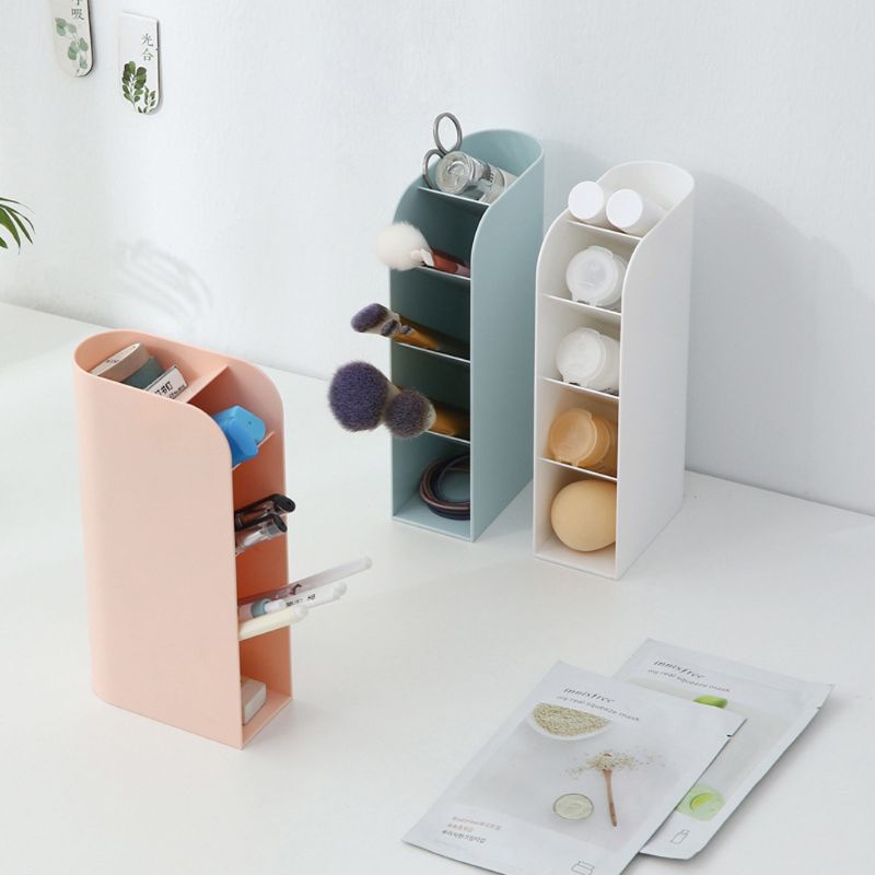 Kawaii Large Capacity Desktop Pen Holder Pencil Makeup Storage Box Organizer Stand Case School Office Supplies