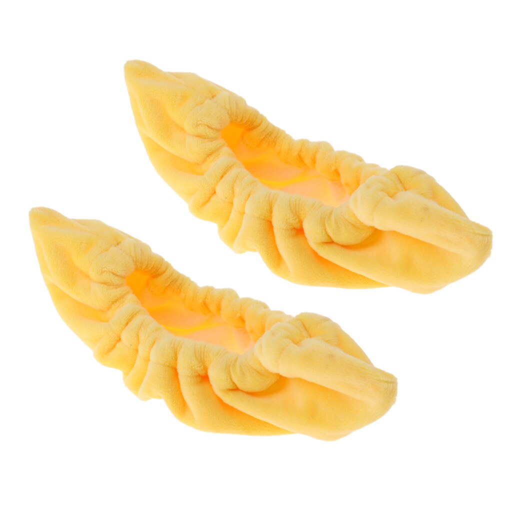 Protège-lame en tissu éponge doux pour patins de Hockey sur glace, 1 paire: Yellow