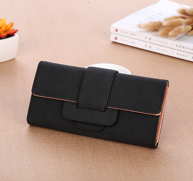 Women Pu Leather Wallets Long Hasp Purses Multifunction Large Capacity Purse Female Card Holders Portable Clutch For Girls