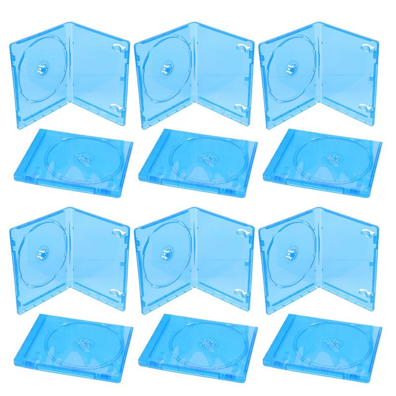 12pcs CD Storage Boxes Replacement DVD Disc Plastic Case CD Storage Box