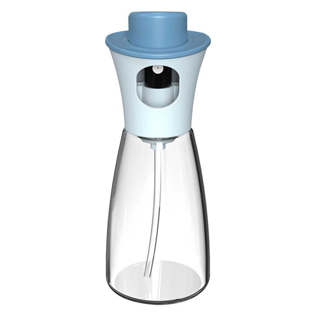 Juego de Cocina Dispensador de Aceite para Barbacoa, Botella de Vidrio para Mezclar Condimentos, Vinagre, Salsa de Soja, Espray, Condimentos: Blue / 1pcs