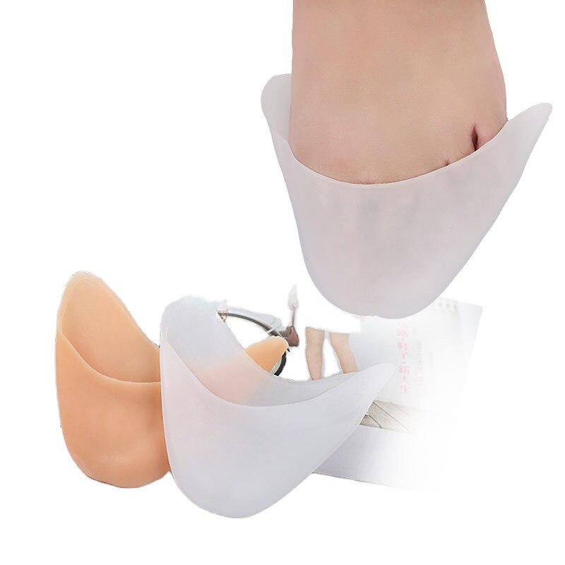 4 stk= 2 par tåpuder balletbøjler sko beskytter hallux valgus orthotics silikone pude gel indlæg fodpleje pedicure