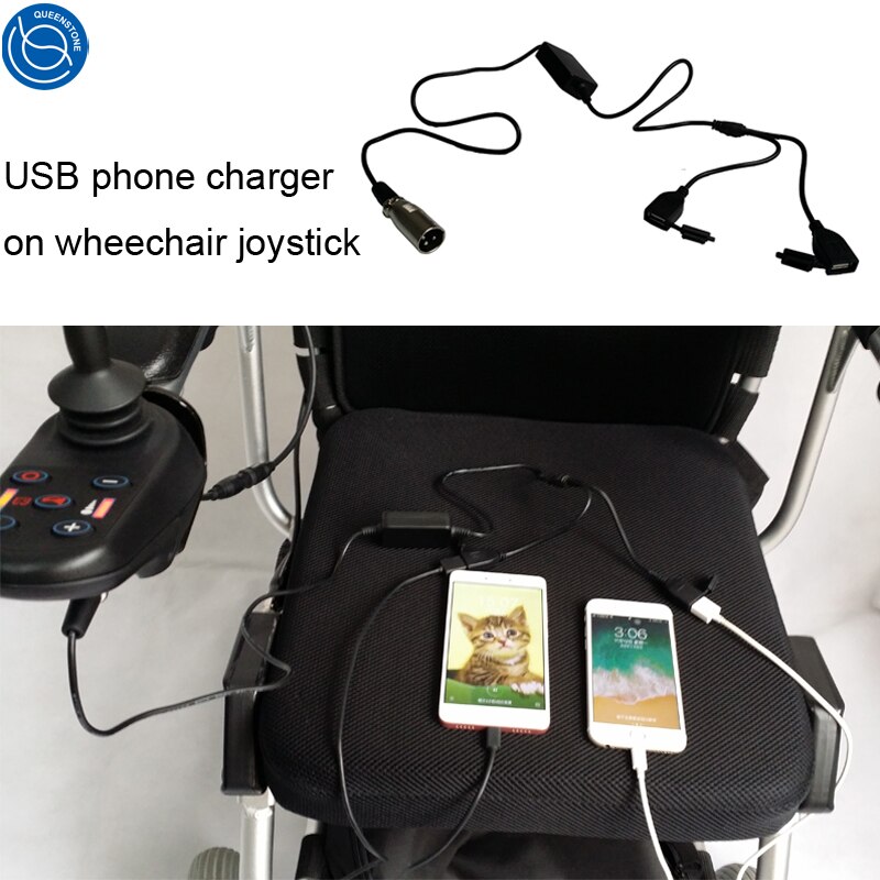 Fauteuil roulant électrique convertisseur suppply tension régulateur avec USB chargeur de téléphone