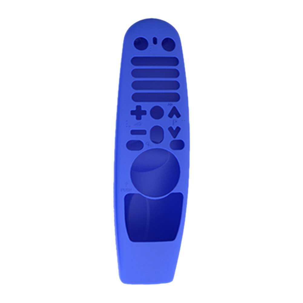 Silicone TV Remote Control Protector Cover for LG AN-MR600 AN-MR650 AN-MR18BA AN-MR19BA AN-MR20GA Protective Case with Lanyard: Blue 2