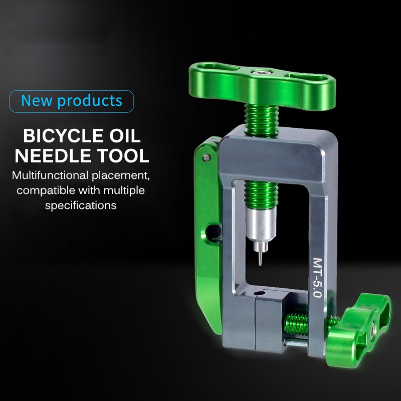 Cykelslangavskärare nåldrivning cykel hydraulisk skivbroms slang oljenål införingsverktyg kopplingsdon montering installation