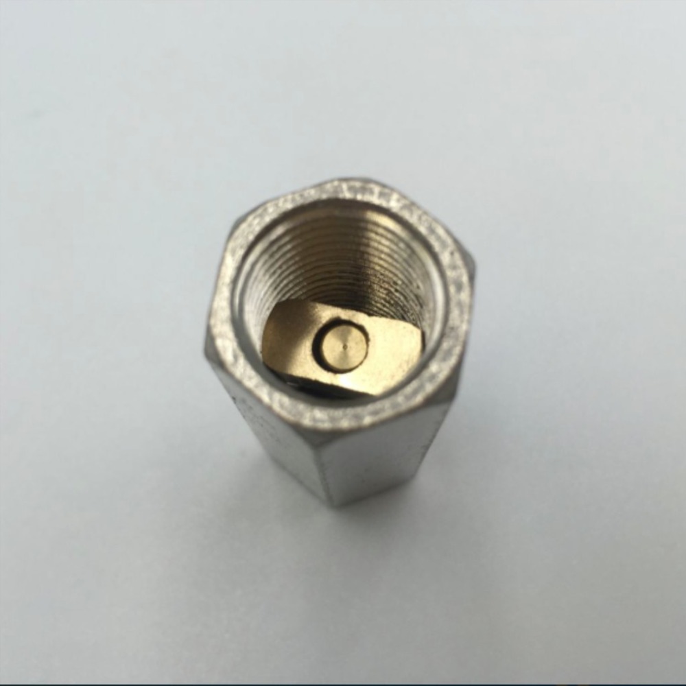 1/4" BSPP Female Full Ports Air Check Valve One Way Non Return Nickel-Plated Brass Valve