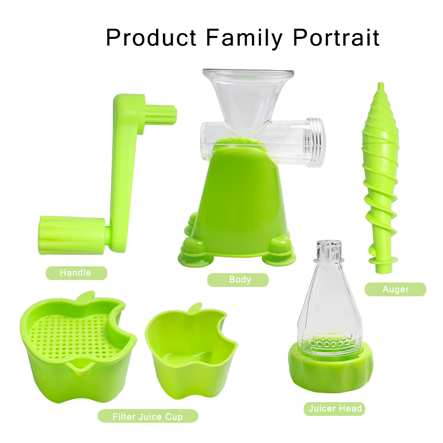 Mini presse-agrumes manuel multifonctionnel, Machine à jus de légumes frits, 100% Original, pour les enfants, une vie saine