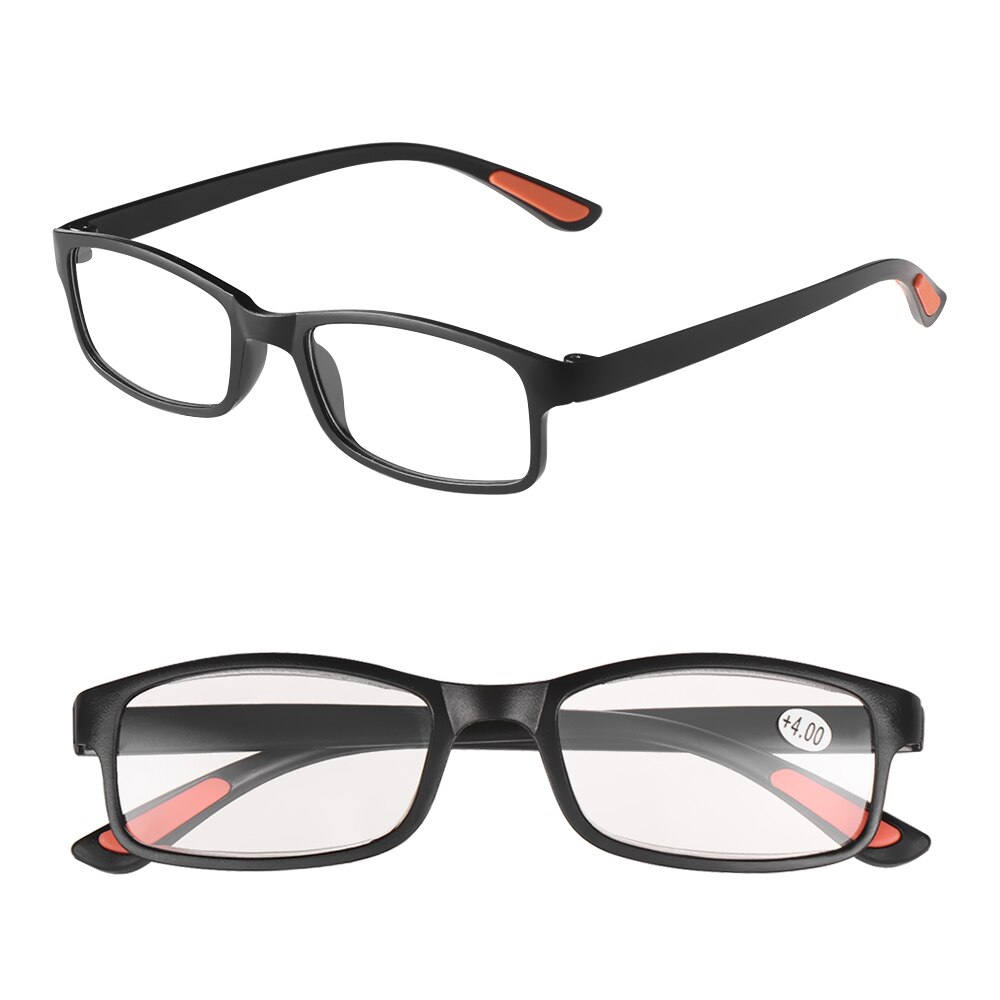 Unisex Ultra-light Reading Glasses Flexible Eyeglasses Magnifying +1.00~+4.0 Diopter Elders Glasses Eye Wear Accessories