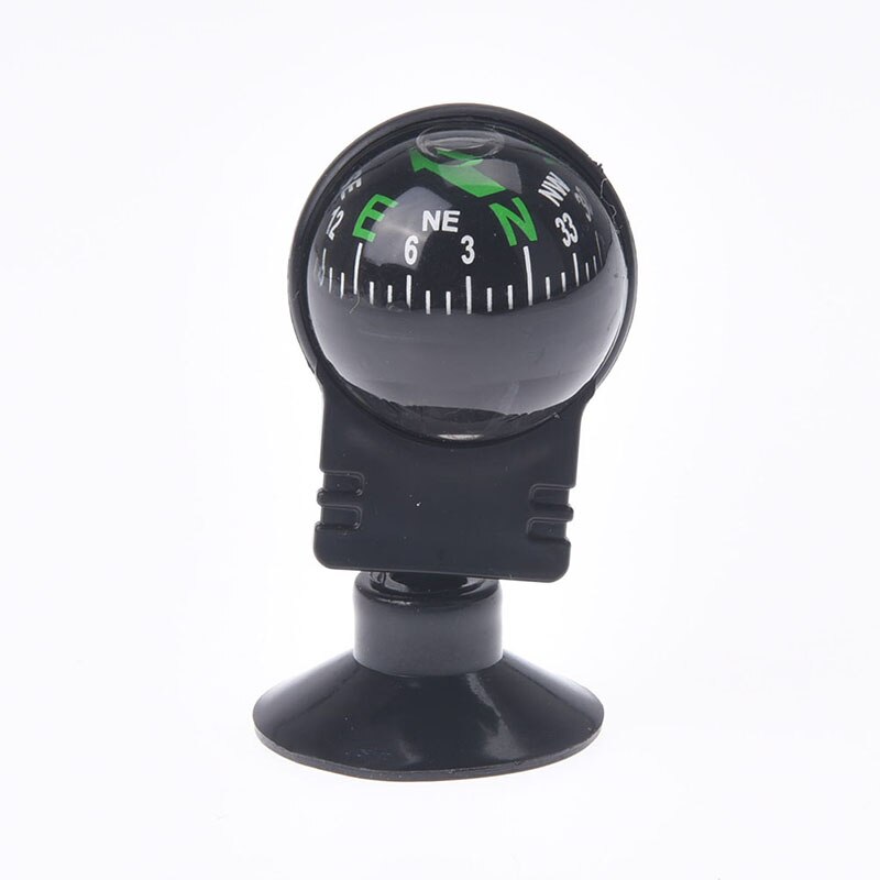 Zwarte 360 Graden Car Boot Truck Zuig Kompas Pocket Bal Dashboard Dash Mount Navigatie Kompas