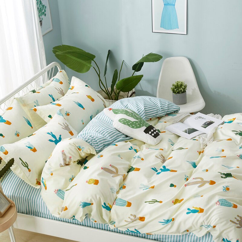 Cactus dekbedovertrek modern scandinavisch dekbedovertrek eenpersoons tweepersoons dekbedovertrek beddengoed (geen laken, geen kussenslopen)