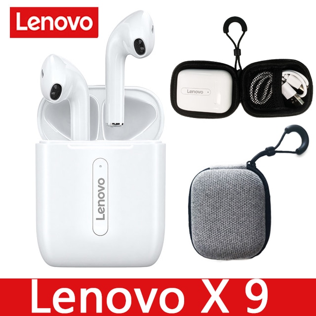 Lenovo X9 True Wireless bluetooth 5.0 Earphone Touch Control Dynamic HIFI Stereo Earbuds Handsfree Sport Headset 300mAh