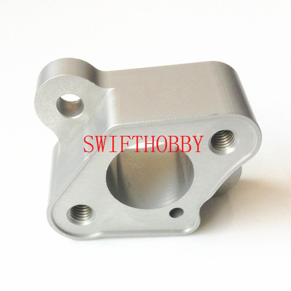 CNC isolator carb block with gasket 26CC RCMK Zenoah gas engine rc boat