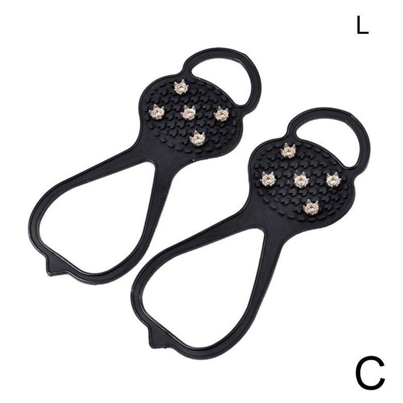 1 paar wandelschoenen, ijsgripper, antislip, spikegrip, ijskampeerschoen, ijswandelstijgijzer, klimschoen,  c0 j 9: Ik