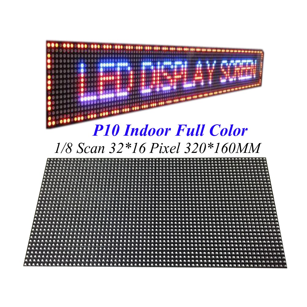 Indoor Scherm Module 320*160 MM 32*16 Pixel 3in1 SMD 1/8 Scan Volledige Kleur LED Module voor reclame media P10 LED Display