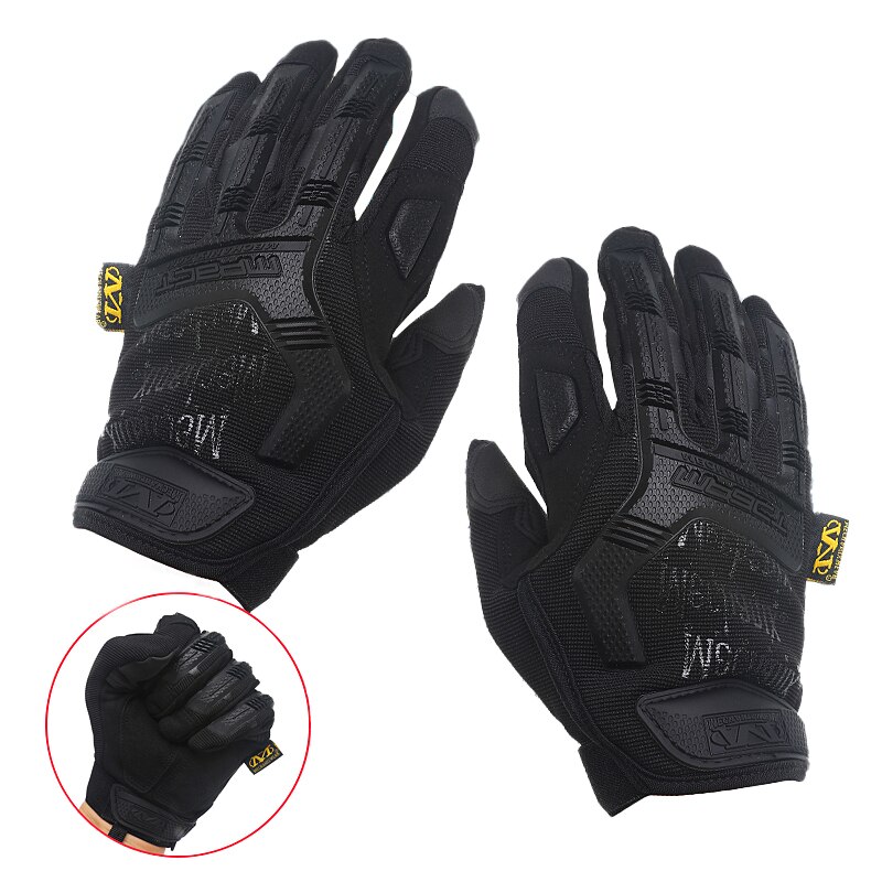 Guantes de pesca antideslizantes con dedos completos para exterior, para hombre, invierno cálido, resistente al viento, para motocicleta, ciclismo, Camping, esquí, deporte L XL
