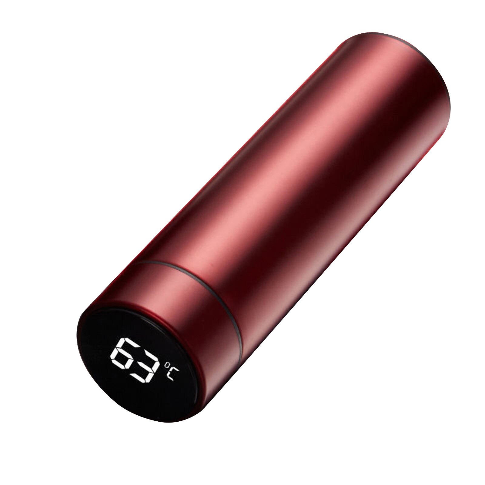 Bottle Waterproof LED Touch Screen Real-Time Water Temperature Display Water Bottle XR: red