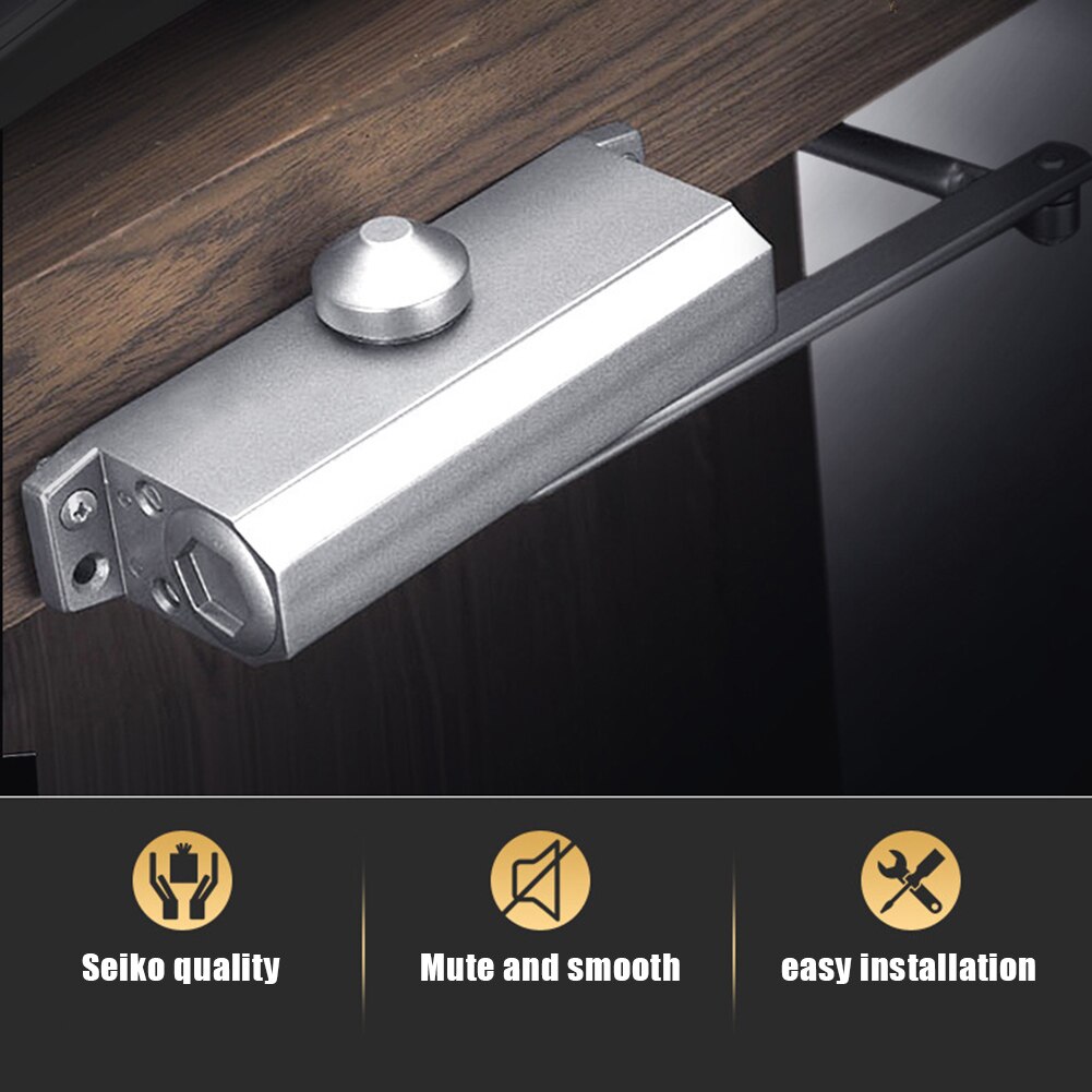 Langsam Schließen Hydraulisch Betrieben Automatische Tür Näihr Hohe Leistung Einfach Installieren für Heimat Sekretariat Wohn Zubehör