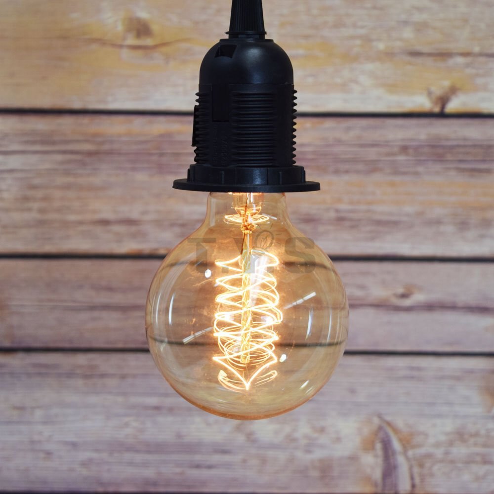 LightinboxVintage Edison Bulb Retro Lamp G80 G95 G125 40W Incandescent Light Bulb lampada edison lamps E27 220V