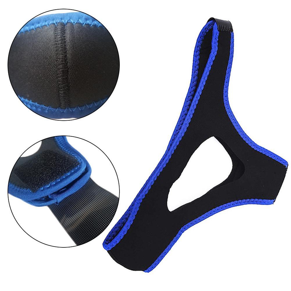 Anti Snore Adjustable Triangular Jaw Stop Snoring Chin Strap bracket Protecting Breathing Jaw Belt Support Sleep Aids