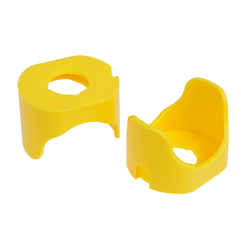 1pc Push button switch protective cover protective cover anti-missing elevator emergency stop accessory round warning ring