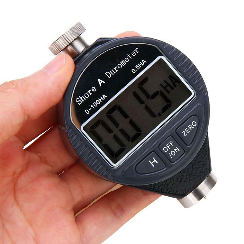 medidor Digital de dureza durómetro 0-100HA Shore A LCD para cuero de caucho plástico cera multigrasa 1 ud.