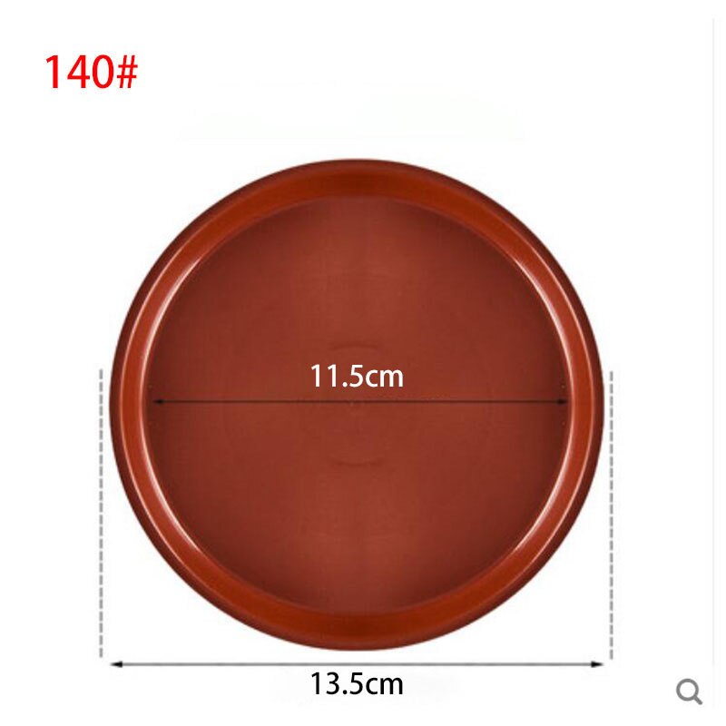 10pcs Plastic Flower plant pot Tray Garden round Pot Saucers Base stand trays Saucer Indoor Outdoor Home gardening supplies: red  140H