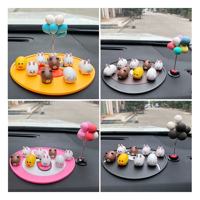 Cartoon Kleur Zachte Klei Reclame Ballon Decoratie Auto Accessoires Om Voor Meisjes Auto Decoratie Instrument Auto Accessoires