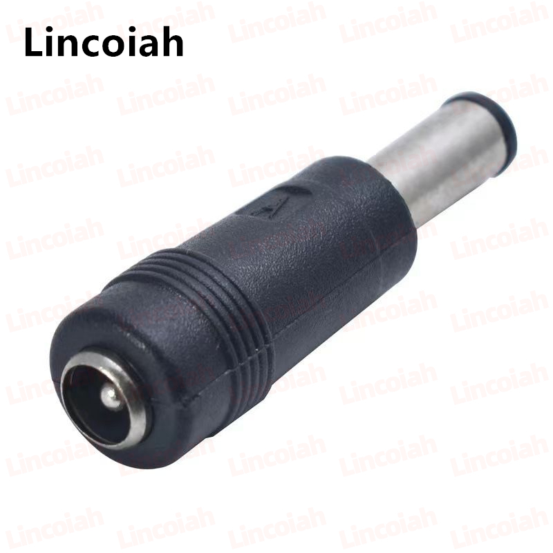 5,5x2,1mm hembra a 6,5x4,4mm 6,0*4,4mm con Pin macho adaptador de conector de alimentación CC portátil 5,5*2,1 hembra a macho 6,5*4,4