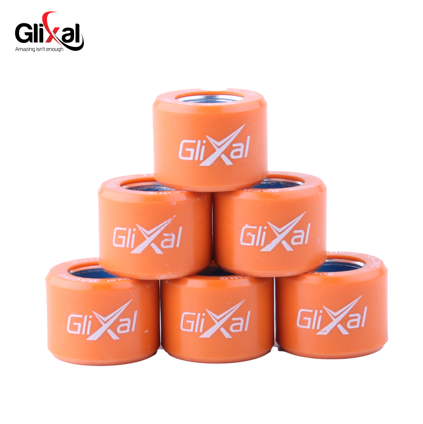 Glixal conjunto de pesos de rolo variador de corrida de alto desempenho 20x15mm para HONDA PCX 125 150 SYM SUZUKI KYMCO VESPA Scooter Quad ATV