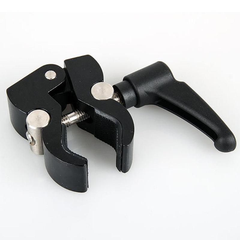 Kamera Reibung Arm Clamp Zange Clip Halter Halterung für Led Lampe 1/4 3/8 Schraube Kamera Flash-Halter Halterung Kunststoff Klemme fix