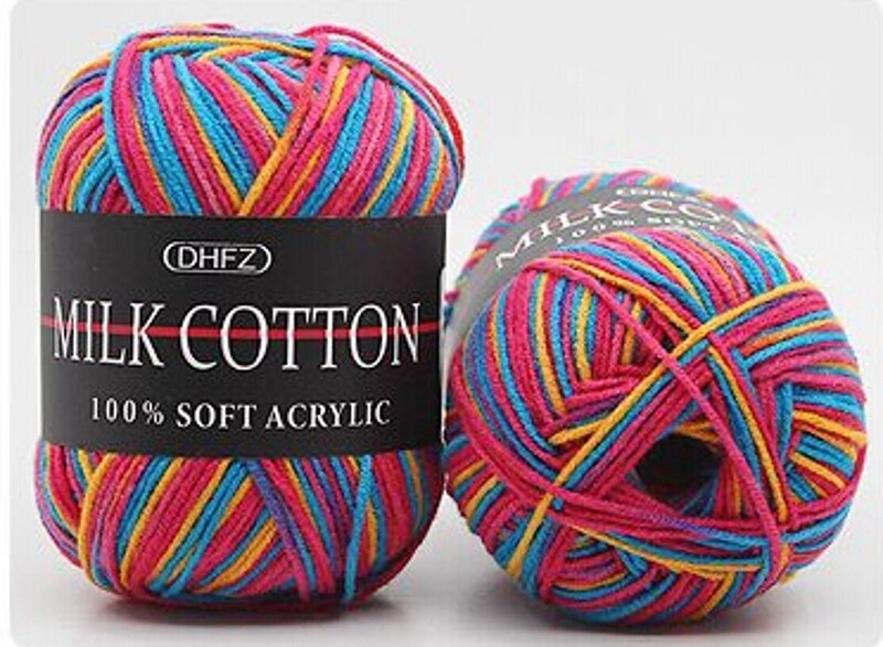 23 Colours 50g Mixed Job Lot DK Knitting Crochet Milk Soft Baby Cotton Wool Yarn for weaving Sweater Hat Scarf for Hand Knitting: 17