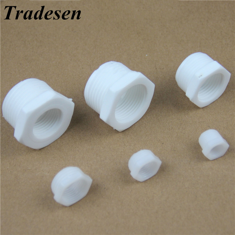 1Pcs Plastic Threaded Connectors 3/8“ 1/4“ 1/8“1/2" 3/4" 1''Straight Male/Female Screw Joint Pipe Fittings Irrigation Supplies