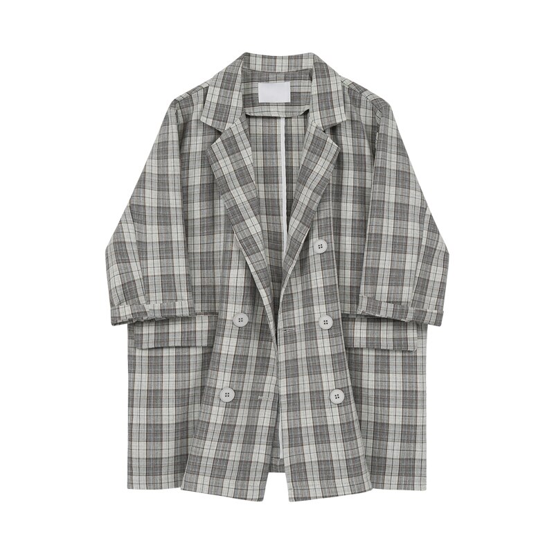 GRACE KARIN Lichte cropped blazer voor dames, business, blazerjack, casual, open blazer, 3/4 mouwen, kort, werk, kantoor, jas, pak, S GRACE KARIN Lichte cropped blazer voor dames, business, blazerjack, casual, open blazer, 3/4 mouwen, kort, werk, kantoor, jas, pak, S
