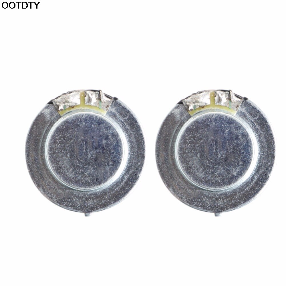 Ootdty 2 stück 27mm lautsprecher vibrationsresonanz 3w 4 ohm high fidelity audio stereo  - l060