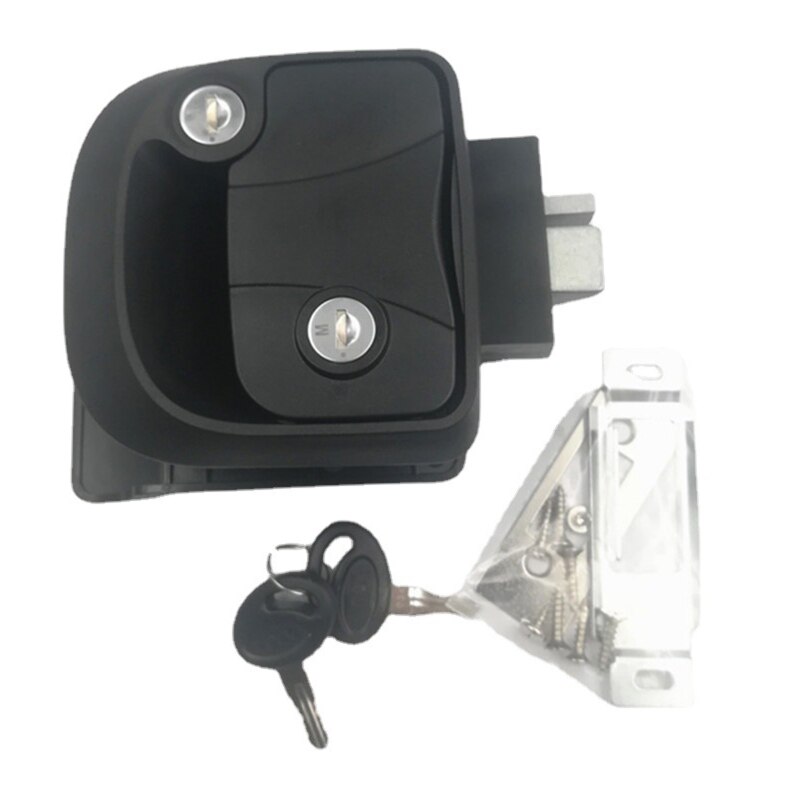 Motorhome Entrance Door Lock with Built-in Deadbolt Inside Outside Double Open Lock Motorhome RV Hardware