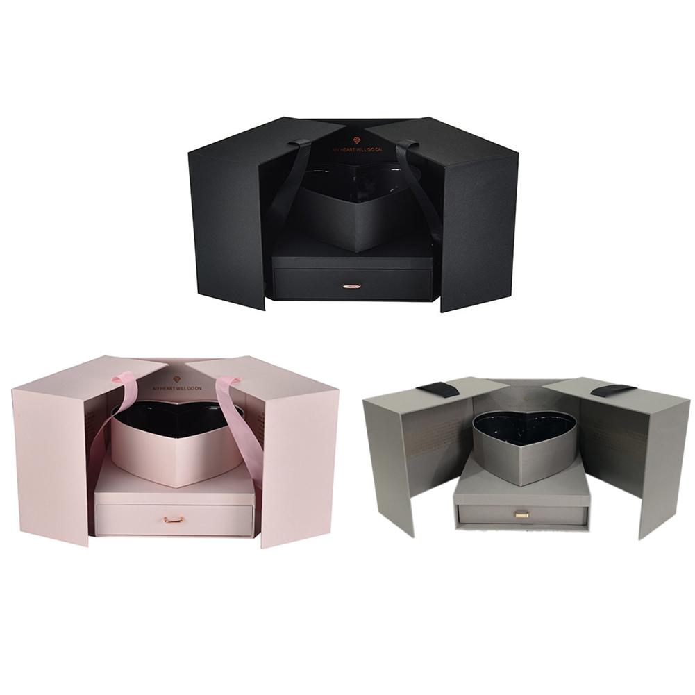 Flower Box DIY Box Cube Shape Box Innovative Box Anniversary Set For Birthday Anniversary Wedding And V