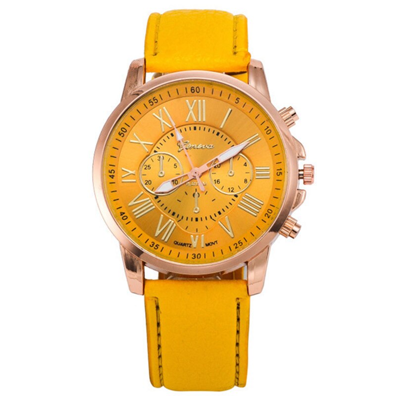 Drie-ogen horloge retro student koppel horloge mannen en vrouwen riem quartz trend horloge