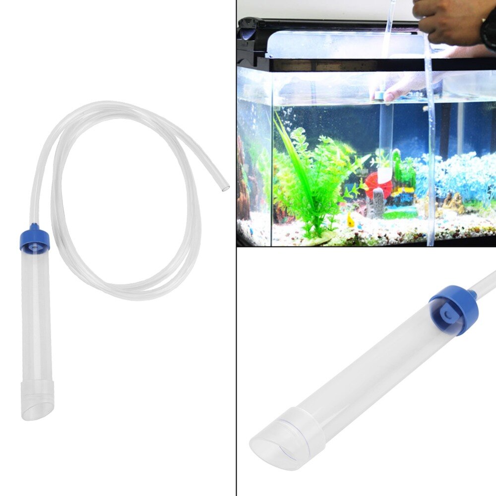 Aquarium Handleiding Water Wisselaar Cleaner Sifon Buis Vis Schoonmaken Tool Aquarium Cleaner Pomp Aquarium Accessoires