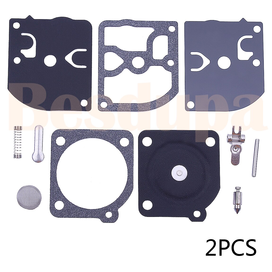 Conjunto de reconstrucción de carburador Junta diafragma RB-39 para McCulloch Castor ansioso , , , 2116 35cc 32cc motosierra motores carbohidratos