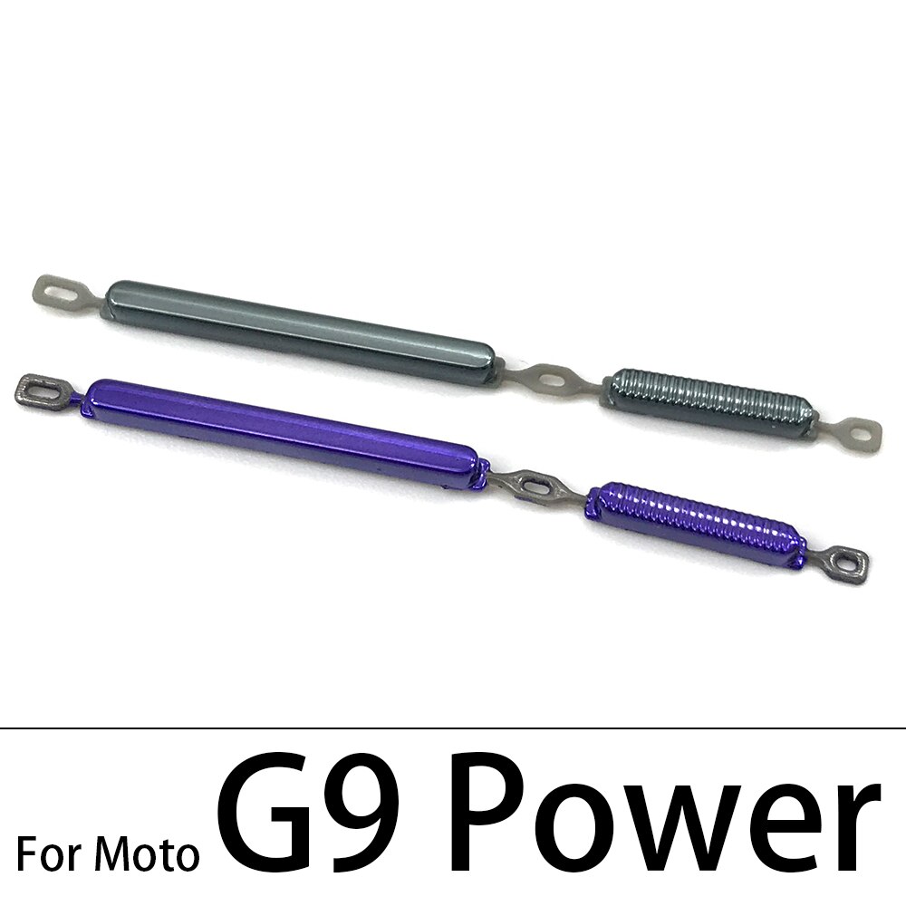 10Pcs/Lot, For Moto G9 G7 Power G8 Plus Play / G8 Power Lite Power Button ON OFF Volume Up Down Side Button Key