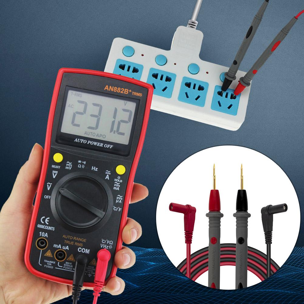 Portable Digital Test Pen Compatible Multimeter Anti-skid 1000V 20A Pens Test Cord Multi Meter for Electric Supplies