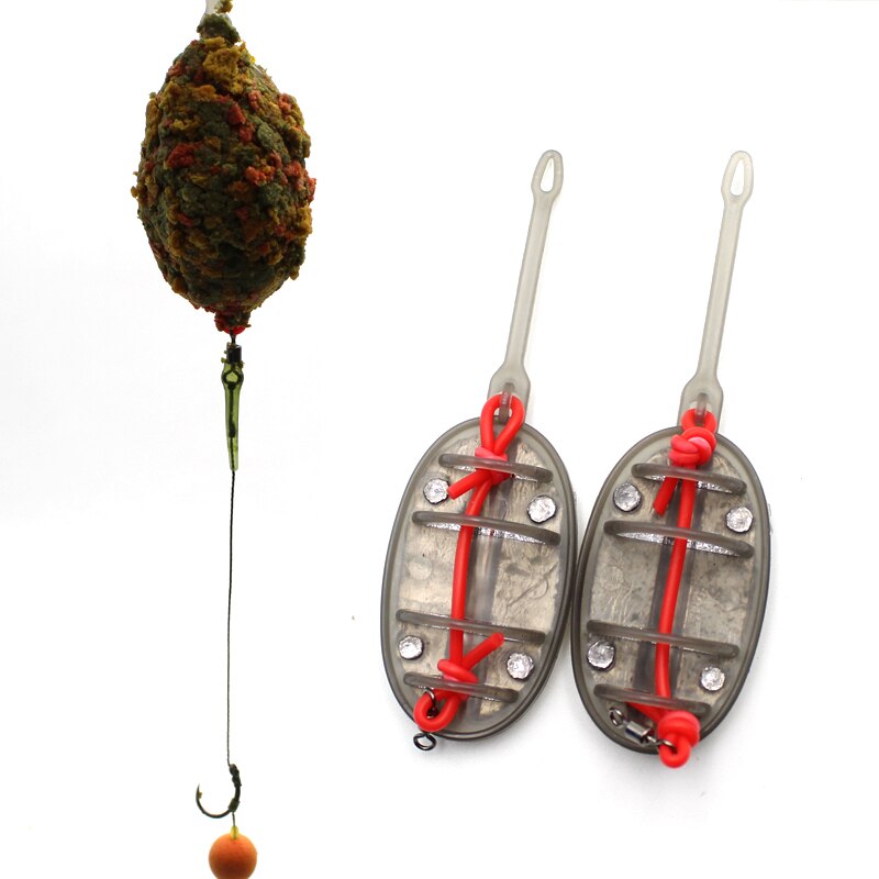 Method Feeder Fishing Carp Feeder Bait Cage Round Square for Maggot Groundbait Carp Coarse Match Tackle Equipment