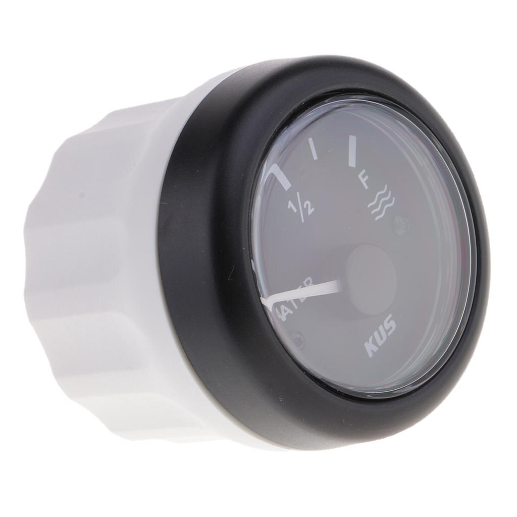 Vattennivåmätare båt vattentank nivåmätare 12/24v 52mm 240-33 ohm svart