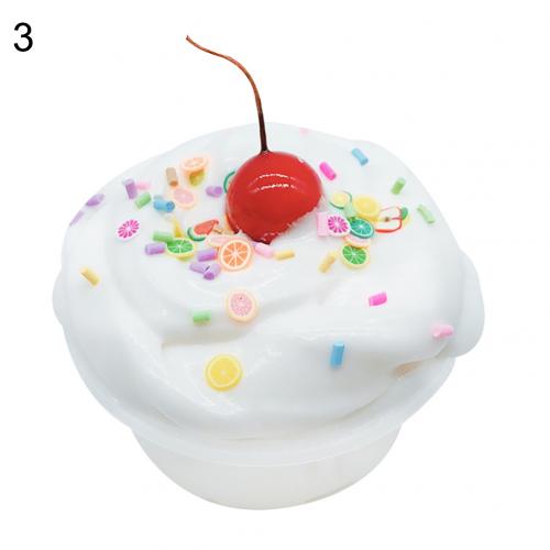 60/100ml Obst Eis Schleim Schlamm Lehm Handwerk Stressabbau Schlamm Kinder Spielzeug: 100ml 3