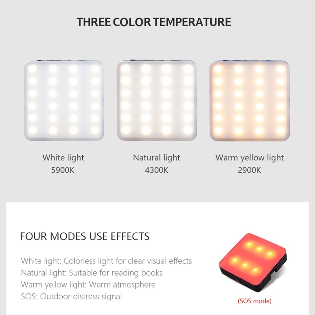 Led Lights Rechargeable Outdoor Camping Portable Lights Super Bright Tent Camp Light Portable Emergency Lighting