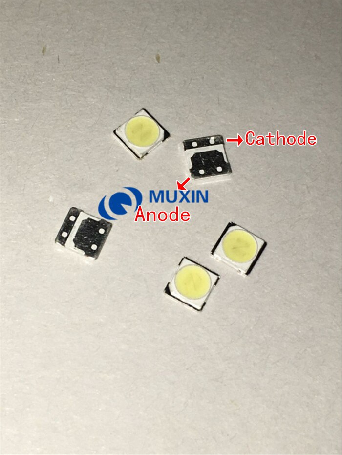 500PCS/Lot LG SMD LED 3535 6V Cold White 2W For TV/LCD Backlight