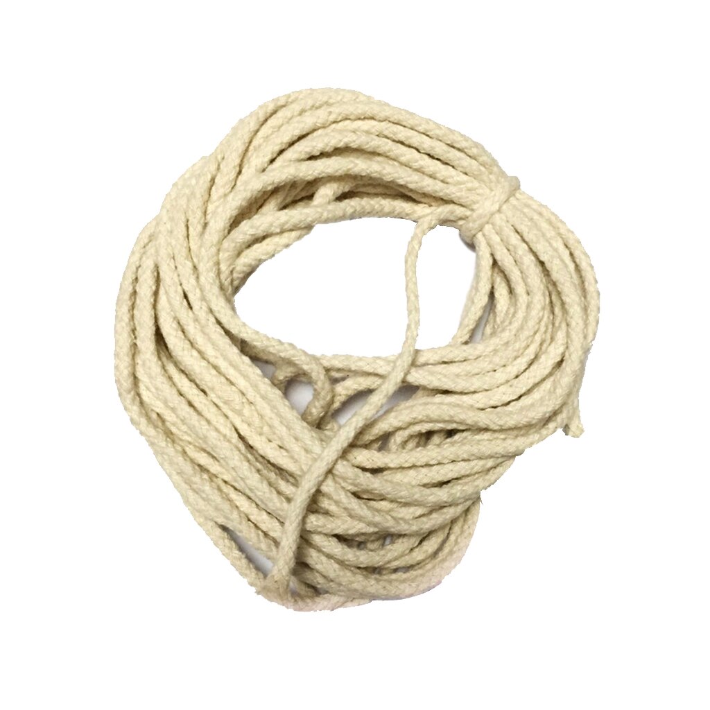 10M Braided Cotton Rope Macrame Cord for Handmade Crafts Plant Hanger, DIY Decorations