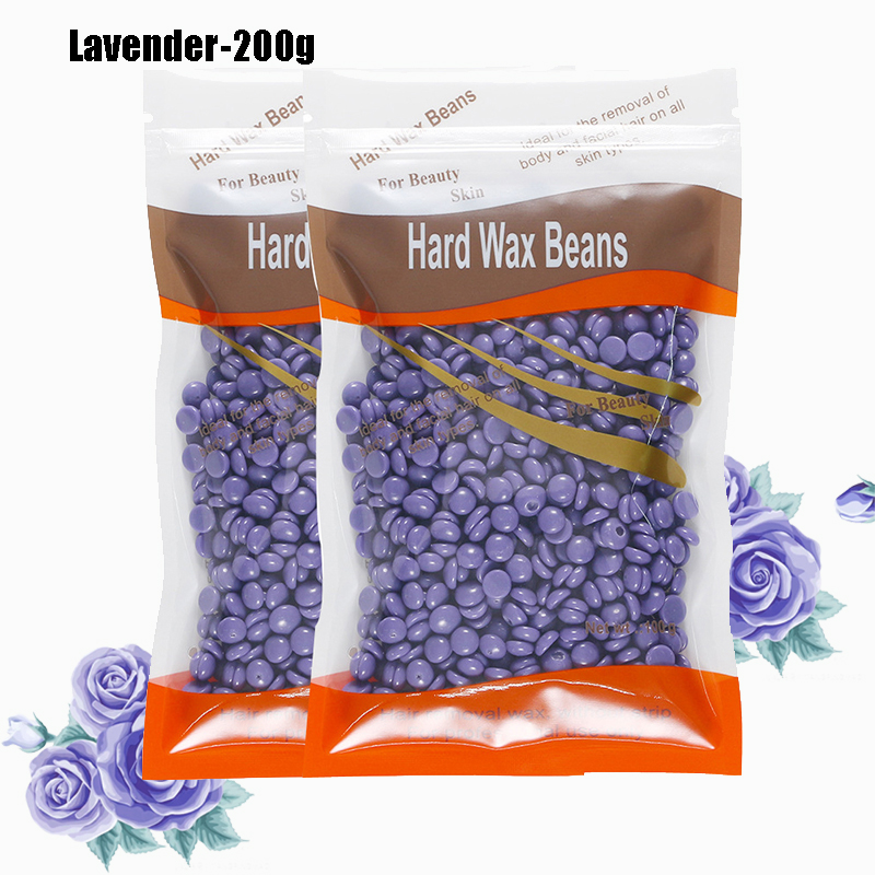 1000g/200g/50g Wax Ontharing Ontharingscrème Waxen Wax Kralen Voor Wax heater Pijnloos voor Lichaamsharen Verwijderen Bonen: WHITE